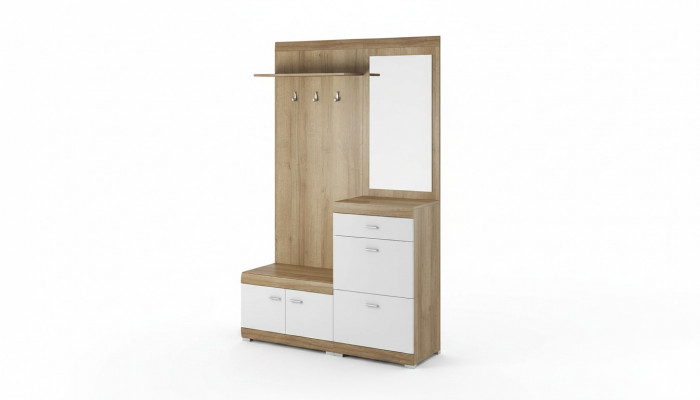 Garderobe Garderobenset Hal Dielen Set Opslagkast Deur Nieuw