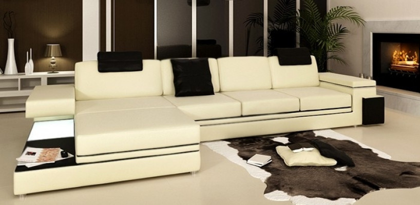 Comfort in perfectie. De prachtige hoekbank voor uw moderne woonkamer.