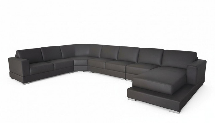 Ontwerp hoekbank gestoffeerde zitcombinatie landschap modern meubilair bankstellen met USB Nieuw