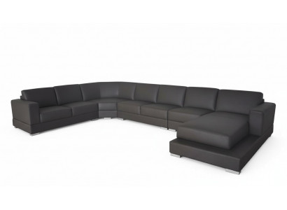 Ontwerp hoekbank gestoffeerde zitcombinatie landschap modern meubilair bankstellen met USB Nieuw
