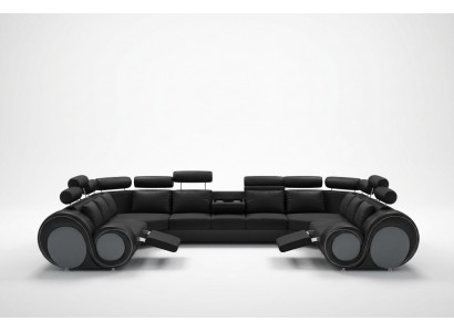 Ontwerp hoekbank bank met USB-bekleding zit hoekbank bankstellen leer textiel L-vorm