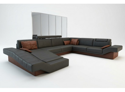 XXL woonlandschap ontwerp gestoffeerde set hoekbank met USB groot sofa Nieuw bankstel  Groot woonlandschapsontwerp gestoffeerde set hoekbank met USB-verbinding nieuwe bankstellen