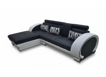Eckbank leder + USB Ecke bank woon hoek landschap L vorm bekleding nieuw ontwerp