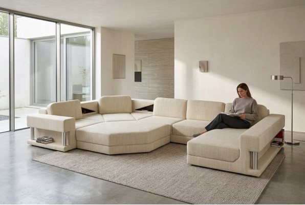 Moderne bankstel 3+2+1 zitplaatsen set ontwerp gestoffeerde bank Bank Banken