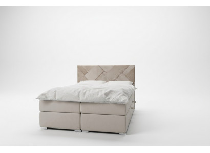 Boxspringbed Hotel Dubbel Luxe Bedden Gestoffeerde Bedlade Functie 140x200cm
