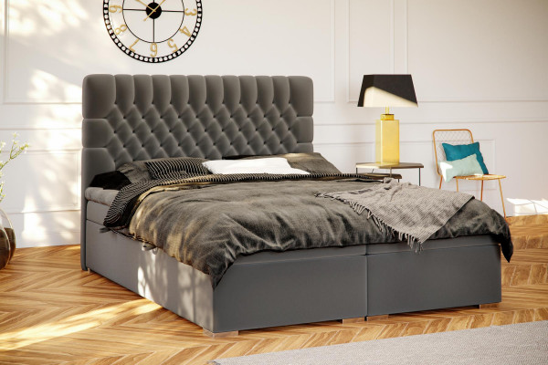 Boxspringbed Hotel Dubbel Chesterfield Luxe Bedden Gevoerd Kader Functie