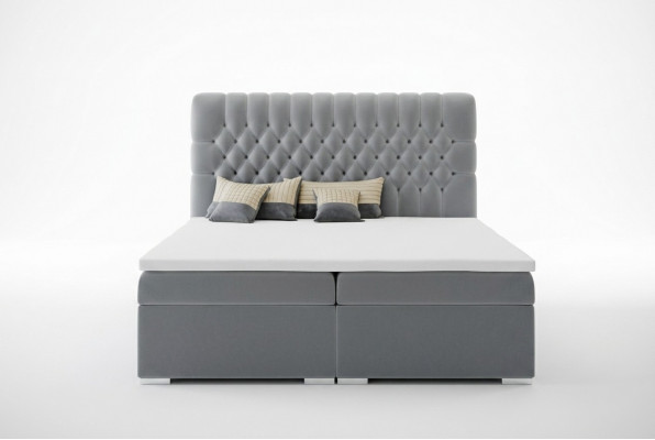 Boxspringbed Hotel Dubbel Chesterfield Luxe Bedden Gevoerd Kader Functie