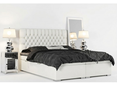 Boxspringbed Hotel Dubbel Chesterfield Luxe Bedden Bekleding Kast Functie