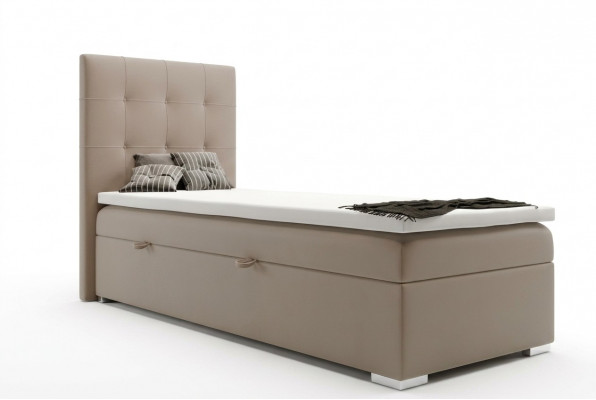 Luxe boxspringbed hotelbedden gestoffeerde functie bedlade 90x200cm