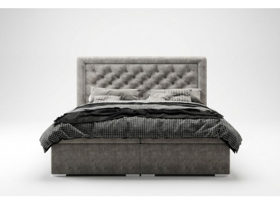 Slaapkamer Chesterfield boxspring bed tweepersoons bedden gestoffeerde kast functie