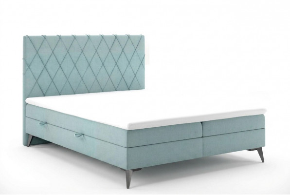 Chesterfield boxspring slaapkamer bed tweepersoonsbedden gestoffeerde kast functie