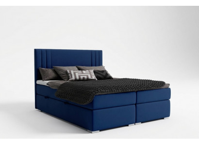 Moderne boxspringbedden hotel dubbel luxe bed gestoffeerde boxfunctie stof