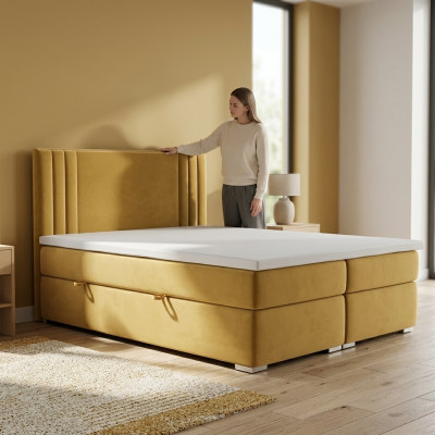 Boxspringbed Dubbele Compleet Set Matras Topper Bedden Functie Doos Hotel