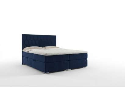 Boxspring Bed Hotel Design Velvet Luxury Beds Upholstered Bed Box Function Double