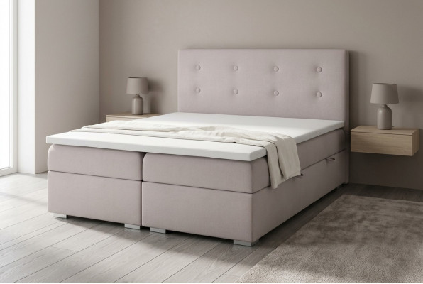 Bed Frame Function Boxspring Hotel Double Complete Set Topper Mattress Beds