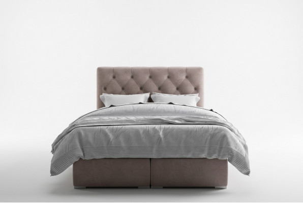Boxspringbed Hotel Dubbel Leer Luxe Bedden Gestoffeerde Bedlade Functie Nieuw.