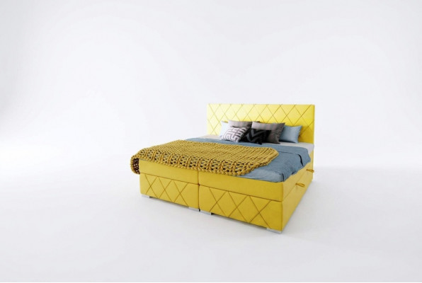 Bed Compleet Set Dubbel Matras Boxspring Topper Bedden Functie Doos