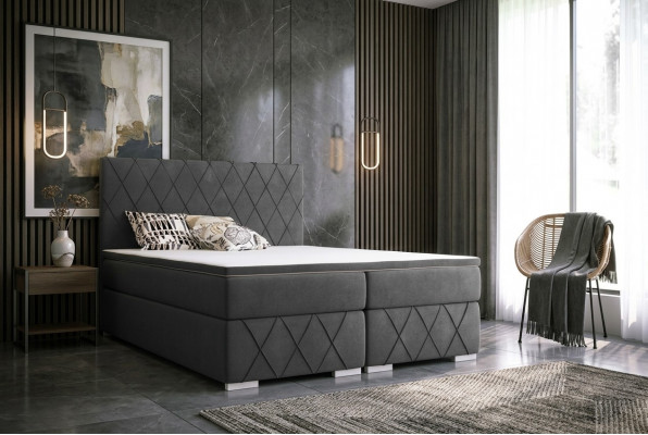 Tweepersoonsbed Compleet Set Matras Boxspring Topper Bedden Functie Doos Hotel
