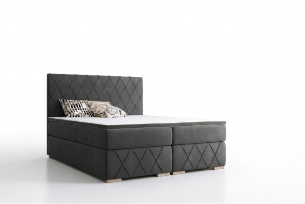 Tweepersoonsbed Compleet Set Matras Boxspring Topper Bedden Functie Doos Hotel