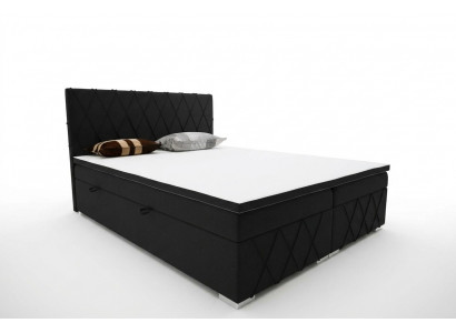 Boxspringbed Hotel Dubbele Luxe Bedden Gestoffeerde Opbergbox Functie 180x200cm