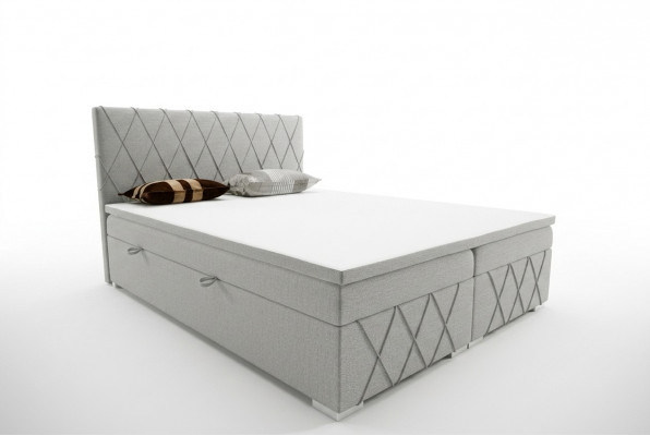 Boxspringbed Hotel Tweepersoonsbed Textiel Luxe Bedden Gestoffeerd Bed met Opbergfunctie