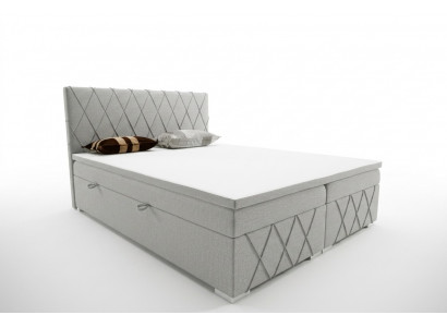 Boxspringbed Hotel Tweepersoonsbed Textiel Luxe Bedden Gestoffeerd Bed met Opbergfunctie