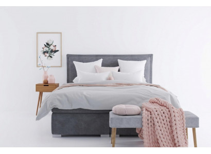 Moderne Hotel Boxspring Bedden Dubbel Luxe Bed Beklede Doos Functie Stof