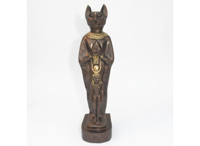 Sculptuur Egypte Godin Katten Bastet Beelden Egyptische Standbeeld Figuren Farao