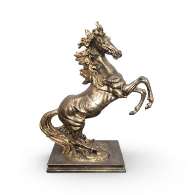 Skulptuur pesare Abstracte Koper Gekleurd Pegasus Paard Standbeelden Decoratie Paarden