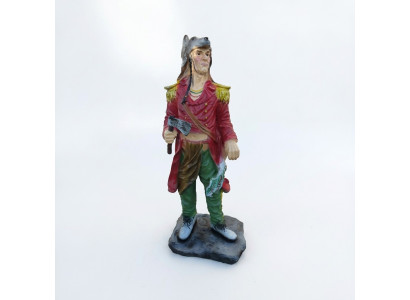 Beeldhouwwerk Houthakker 75 cm Beeld Standbeelden Sculpturen Handgeschilderde Figuren