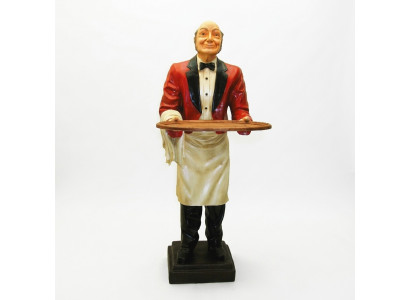 Butler figuur standbeeld figuren beelden sculptuur restaurant hotel 180 cm plank nieuw