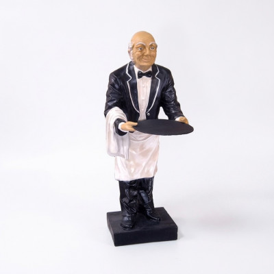 Butler-figuur Beeld Figuren Beelden Sculptuur Restaurant Hotel Schap Ober Nieuw