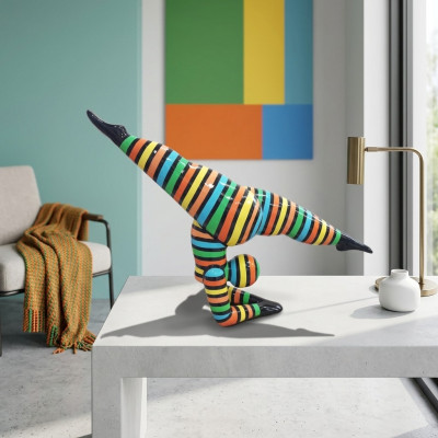 Abstracte figuurstandbeeld Ballerina Beelden Tuin Decoratie Moderne Figuren 110cm