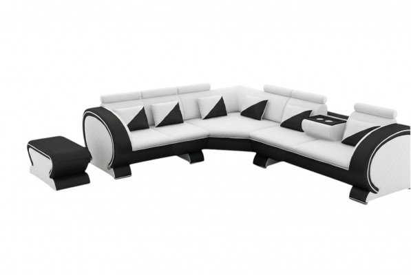 Ontwerper hoekbank woonlandschap bank + USB-bekledingsset loungebank bankstellen.