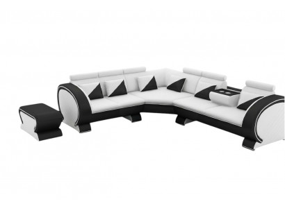 Ontwerper hoekbank woonlandschap bank + USB-bekledingsset loungebank bankstellen.