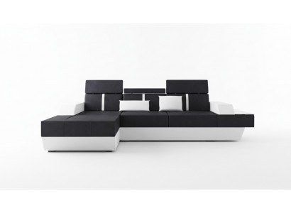 Stoffen hoekbank stoffen bank bank + USB woonlandschap bekleding op maat