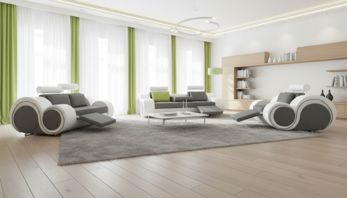 Sofa bekleding 3+2 zitplaatsen met USB Sofa leren bank op maat bankstel Nieuw