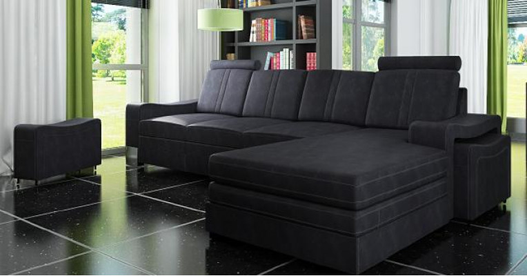 Stoffbank met USB Bankstel Bekleding Hoek Nieuw Stoffenbank Hoekbank Stoffensofa