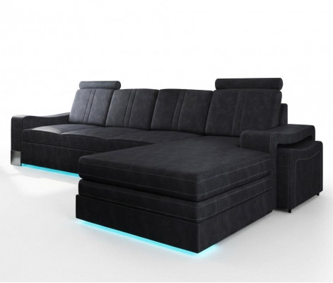 Stoffbank met USB Bankstel Bekleding Hoek Nieuw Stoffenbank Hoekbank Stoffensofa