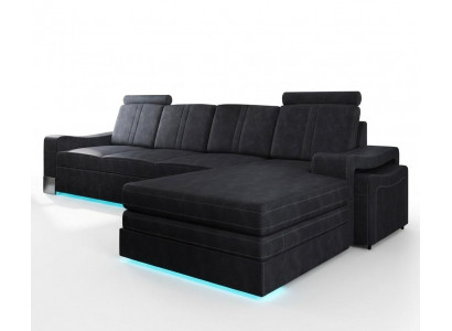 Stoffbank met USB Bankstel Bekleding Hoek Nieuw Stoffenbank Hoekbank Stoffensofa