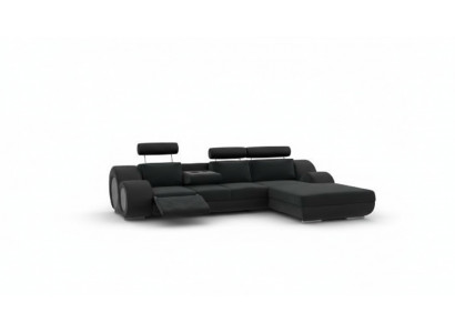 Ontwerper bank bank bekleding leren bank + USB Nieuwe set woonlandschap hoekbank