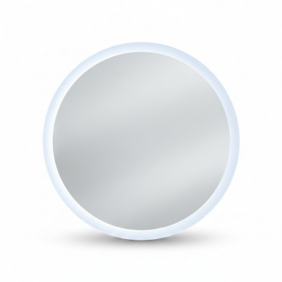 Ronde spiegel met LED-verlichting voor badkamer.