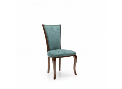 Eetkamergroep 6 x armstoel fauteuil set eetkamerstoel hout bekleding nieuw