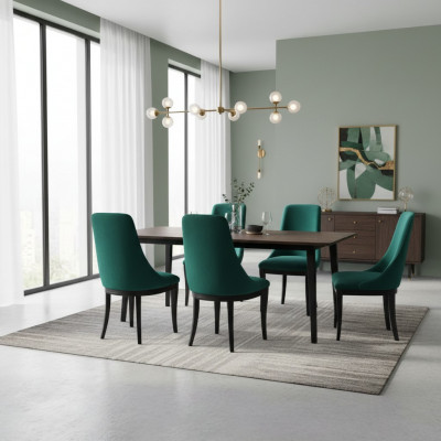 Ontwerper Luxe Klassieke Eetkamerstoel Stoelen Zitting Modern Massief Hout Fauteuil