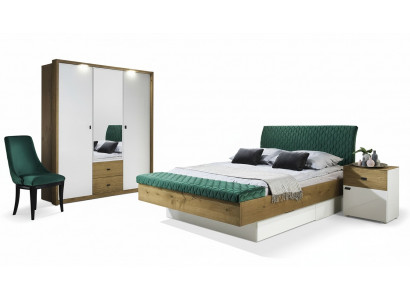 Ontwerper gestoffeerd bed bedden stof hout luxe tweepersoonsbed 180x200 cm tweepersoonsbed