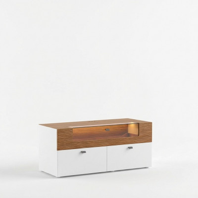Sideboard TV Lowboard RTV xxl Kast Tafel Moderne Woonkamer Hout 125x55cm