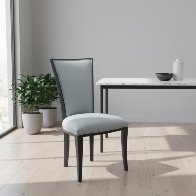 Stel 2x massief houten eetkamerstoel ontwerper leuning stoelen eetkamerstoelen nieuw.