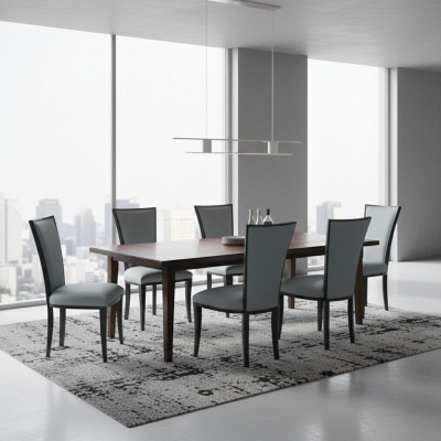 Stel 6x massief houten eetkamerstoelen designerstoel stoelen eetkamerstoelen nieuw.