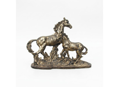 Sculptuur paardenkop Koper Gekleurd Pegasus Paardenbeelden Decoratie Abstracte Paarden