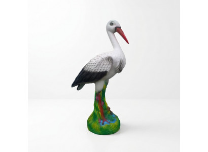 Abstracte ooievaar vogel tuin decoratie beeldhouwwerken sculpturen figuren sculptuur nieuw